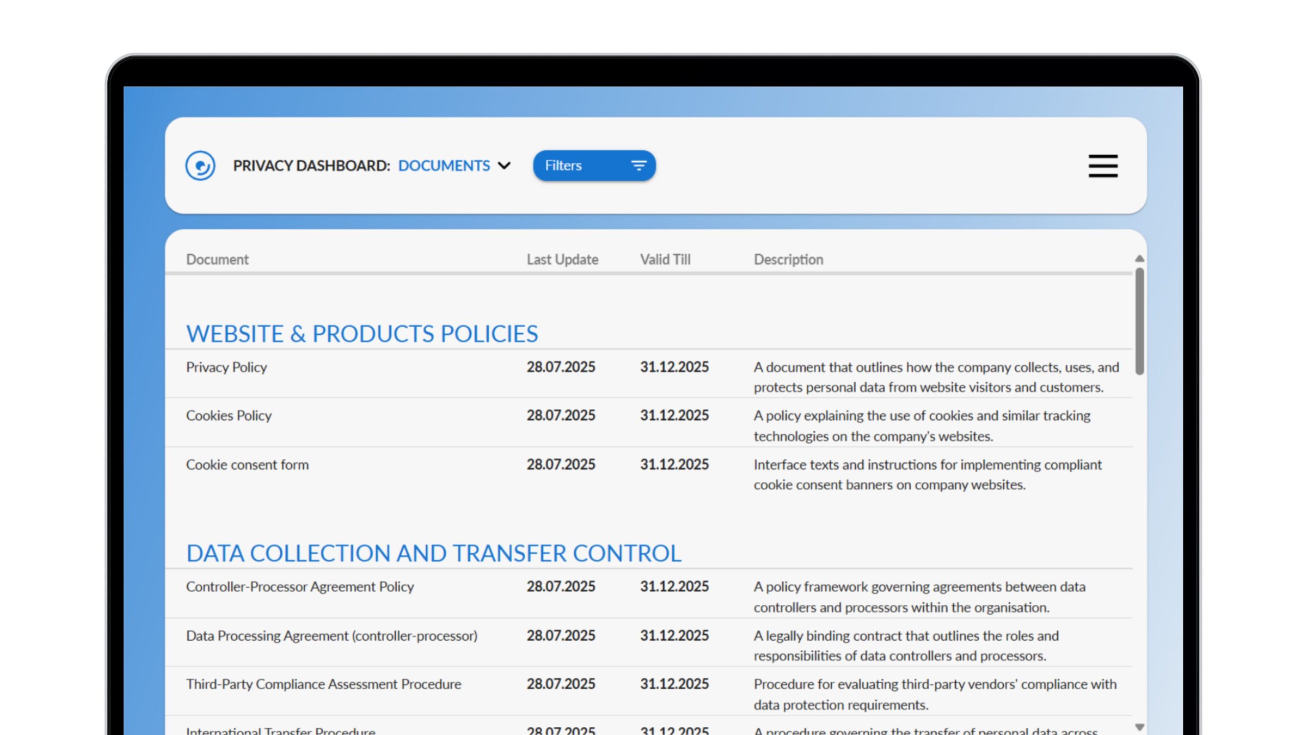 Innovative privacy delivery